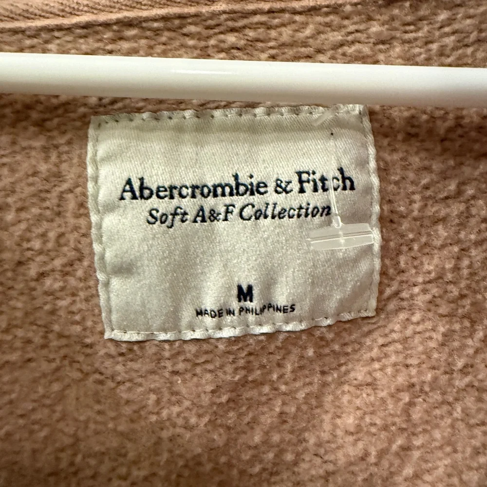 Abercrombie & Fitch‎ Tan Leopard Print Teddy Jacket